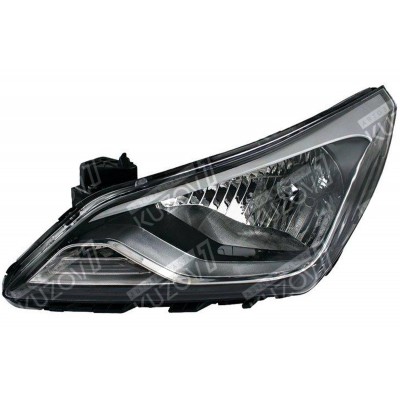 Передняя фара (левая) Russia, TYC для HYUNDAI SOLARIS 2014-2017 - фото