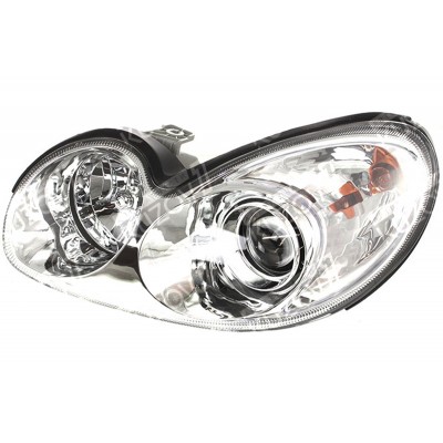 Передняя фара (левая) Электрическая, DEPO для HYUNDAI SONATA 2001-2004 - фото