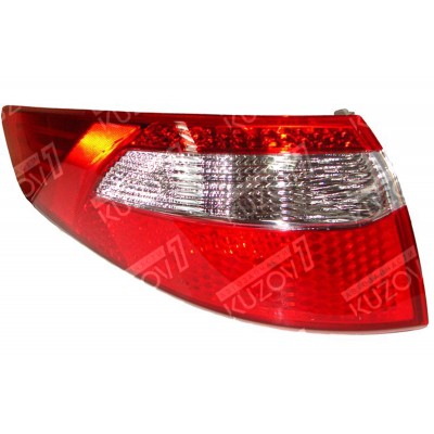 Задний фонарь (левый) наружный, Russia-Type, TYC для KIA RIO 2011-2015 - фото