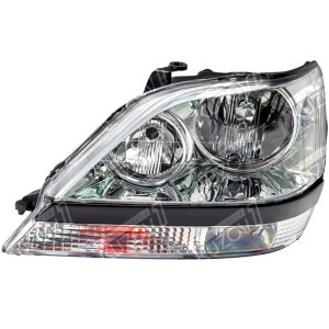 ПЕРЕДНЯЯ ФАРА (ЛЕВАЯ) ХРОМ, DEPO - фото