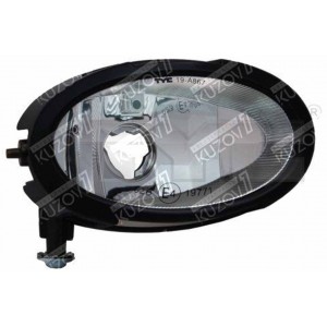 ПРОТИВОТУМАННАЯ ФАРА (ПРАВАЯ) EURO-TYPE, ПОД ОБЫЧНЫЙ БАМПЕР, БЕЗ РАМКИ, TYC