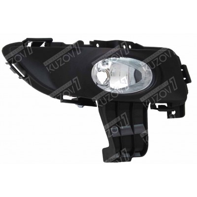 Противотуманная фара (правая) Под Обычный Бампер, С Рамкой, TYC для MAZDA 3 2003-2006 - фото