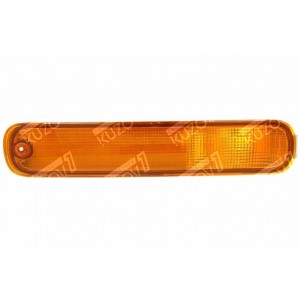 УКАЗАТЕЛЬ ПОВОРОТА В БАМПЕР (ПРАВЫЙ) ЖЕЛТЫЙ, DEPO - фото