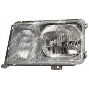 ПЕРЕДНЯЯ ФАРА (ЛЕВАЯ) 1989-1993, СЕРЫЙ ОТРАЖАТЕЛЬ, КИТАЙ - фото