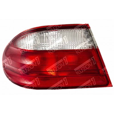 Задний фонарь (левый) наружный, Белый Поворот, DEPO для Mercedes E (W210) 1999-2002 - фото