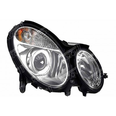 Передняя фара (правая) Xenon, DEPO для Mercedes E (W211) 2002-2006 - фото