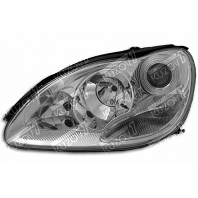 Передняя фара (левая) DEPO для Mercedes S (W220) 1998-2002 - фото