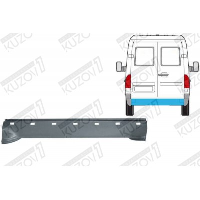 Панель Задняя, Klokkerholm для Mercedes Sprinter 2000-2006 - фото