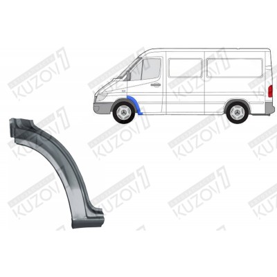 Арка Передняя, Задняя, (левая) POTRYKUS для Mercedes Sprinter 1995-2000 - фото