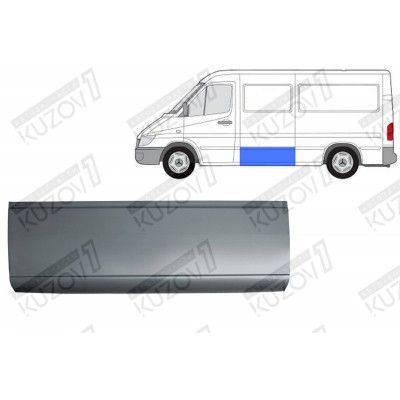 Панель Боковая (левая) 48 См POTRYKUS для Mercedes Sprinter 2000-2006 - фото