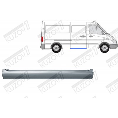 Порог (правый) POTRYKUS для Volkswagen LT 1996-2006 - фото