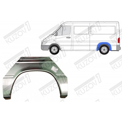 Арка Задняя Маленькая Klokkerholm для Mercedes Sprinter 1995-2000 - фото