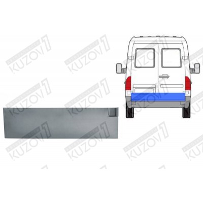 Дверь Задняя (правая) POLCAR для Volkswagen LT 1996-2006 - фото