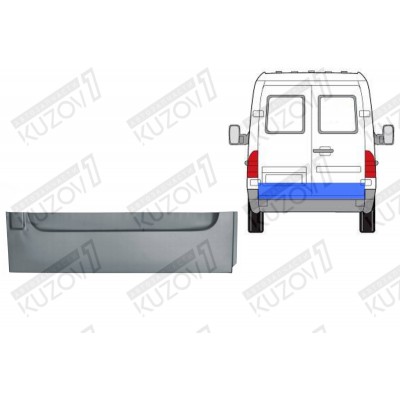 Дверь Задняя (левая) POLCAR для Mercedes Sprinter 1995-2000 - фото