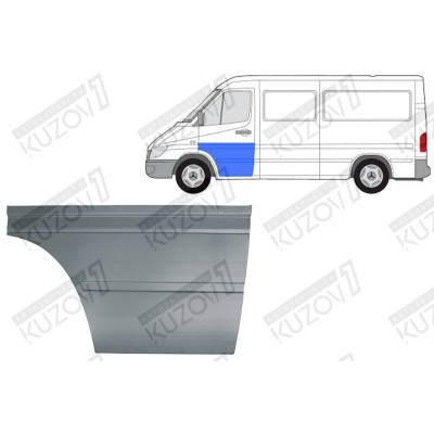 Дверь Передняя (левая) 64 См POLCAR для Mercedes Sprinter 1995-2000 - фото