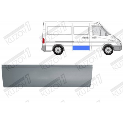 Дверь Боковая Раздвижная, 21 См Klokkerholm для Mercedes Sprinter 2000-2006 - фото