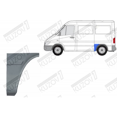 Крыло Заднее (левое) Передняя Часть POTRYKUS для Mercedes Sprinter 1995-2000 - фото