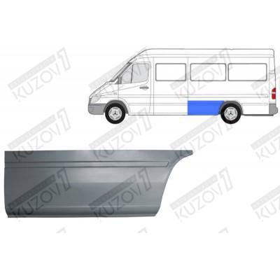 Крыло Заднее (левое) Передняя Часть Klokkerholm для Mercedes Sprinter 1995-2000 - фото