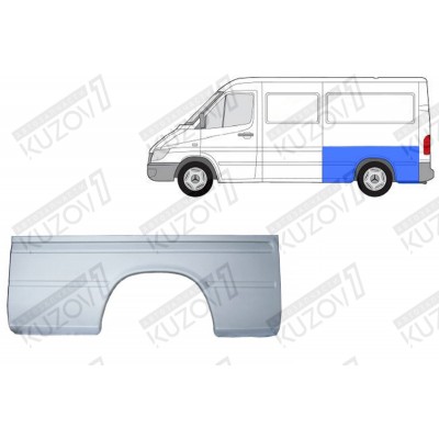 Крыло Заднее (левое) 66 См POTRYKUS для Mercedes Sprinter 2000-2006 - фото