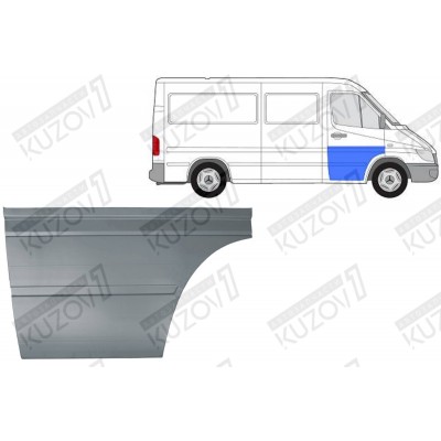 Дверь Передняя (правая) 64 См POLCAR для Mercedes Sprinter 2000-2006 - фото