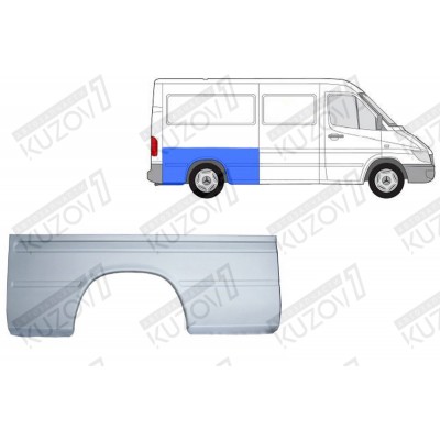 Крыло Заднее (правое) 66 См POTRYKUS для Mercedes Sprinter 2000-2006 - фото