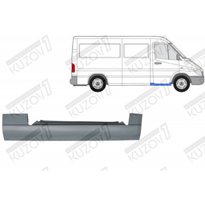 Порог (правый) POTRYKUS для Volkswagen LT 1996-2006 - фото