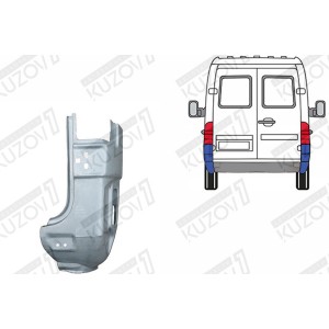 ЗАДНЯЯ СТОЙКА (ПРАВАЯ) 61СМ, НИЖНЯЯ ЧАСТЬ  - фото