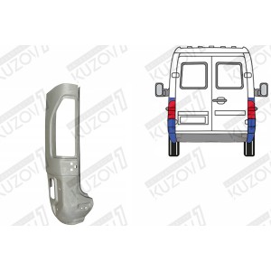 ЗАДНЯЯ СТОЙКА (ЛЕВАЯ) 99 СМ, НИЖНЯЯ ЧАСТЬ  - фото