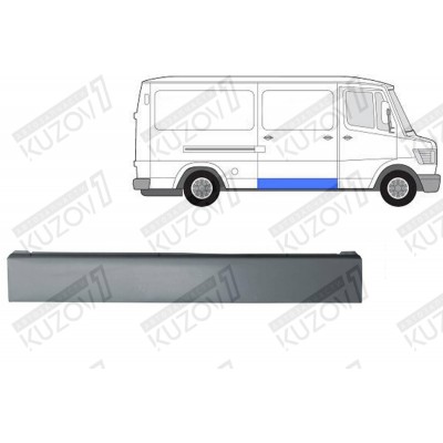 Порог (правый) Наружный, 21 См POTRYKUS для Mercedes T1 (207-410) 1977-1995 - фото