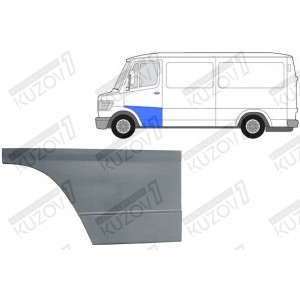 ДВЕРЬ ПЕРЕДНЯЯ (ЛЕВАЯ) НИЖНЯЯ НАРУЖНАЯ ЧАСТЬ, 1/2 ВЫСОТЫ ДВЕРИ, ОРИГИНАЛ, 0.8 ММ, ПОЛЬША