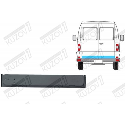 Дверь Задняя (левая) Нижняя POTRYKUS для Mercedes T1 (207-410) 1977-1995 - фото