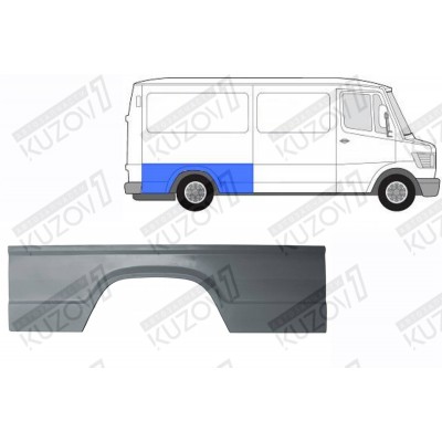 Крыло Заднее (правое) POLCAR для Mercedes T1 (207-410) 1977-1995 - фото