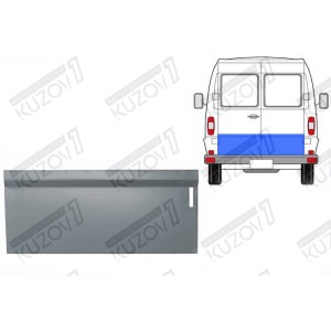 ДВЕРЬ ЗАДНЯЯ (ПРАВАЯ) НИЖНЯЯ НАРУЖНАЯ ЧАСТЬ, 33 СМ, ОРИГИНАЛ, 0.8 ММ, ПОЛЬША