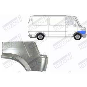 КРЫЛО ПЕРЕДНЕЕ (ПРАВОЕ) РЕМКОМПЛЕКТ, ОРИГИНАЛ, 1.0 ММ, ДАНИЯ - фото