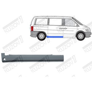 ПОРОГ (ПРАВЫЙ) ПОД БОКОВОЙ СДВИЖНОЙ ДВЕРИ, ОРИГИНАЛ, 0.8 ММ, ПОЛЬША