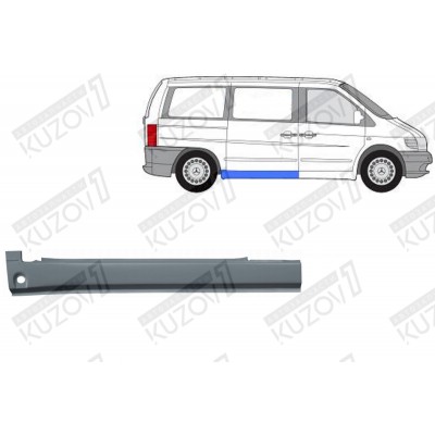 Порог (правый) POLCAR для Mercedes VITO 1996-2003 - фото