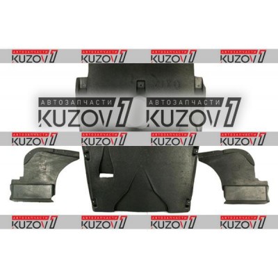 Защита Двигателя Центральная + 2 Боковые (пластик) Кроме Cdi, Florimex для Mercedes VITO 1996-2003 - фото