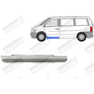 ПОРОГ (ЛЕВЫЙ) ПОД ПЕРЕДНЮЮ ДВЕРЬ, ОРИГИНАЛ, 1.0 ММ, ДАНИЯ