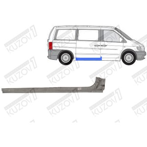 ПОРОГ (ПРАВЫЙ) ПОД БОКОВОЙ СДВИЖНОЙ ДВЕРИ, ОРИГИНАЛ, 0.8 ММ, ПОЛЬША