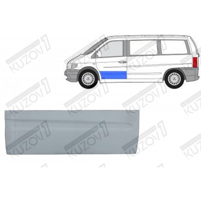 Дверь Передняя (левая) POTRYKUS для Mercedes VITO 2003-2010 - фото