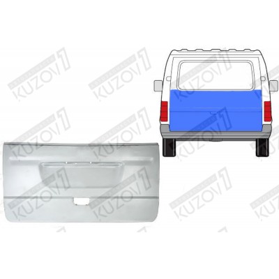 Дверь Задняя (хлопушка) Klokkerholm для Mercedes VIANO 2003-2010 - фото