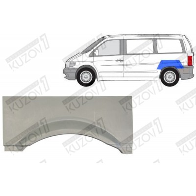 Арка задняя (левая) POLCAR для Mercedes VIANO 2003-2010 - фото