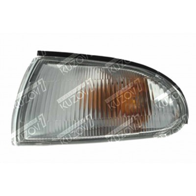 Указатель поворота (левый) Белый, TYC для Mitsubishi Lancer 1992-1996 - фото