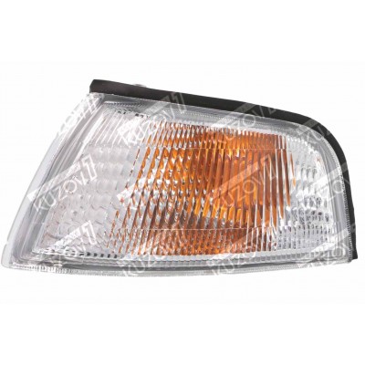 Указатель поворота (левый) Белый, TYC для Mitsubishi Lancer 1995-1997 - фото