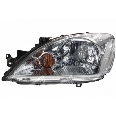 Передняя фара (левая) Хром, Электрическая, TYC для Mitsubishi Lancer 2003-2007 - фото