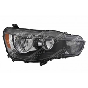 ПЕРЕДНЯЯ ФАРА (ПРАВАЯ) 2009-2011, ТЕМНЫЙ КОРПУС, USA-TYPE, РУЧНАЯ, TYC - фото