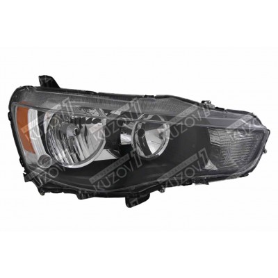 Передняя фара (правая) Серый Корпус, TYC для Mitsubishi Lancer 2007-2011 - фото