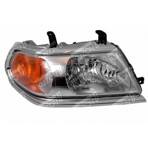 ПЕРЕДНЯЯ ФАРА (ПРАВАЯ) ХРОМ РАМКА / СВЕТЛАЯ ВНУТРИ, TYC
