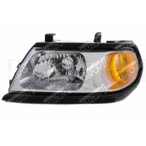 ПЕРЕДНЯЯ ФАРА (ЛЕВАЯ) ЧЕРНАЯ РАМКА / СВЕТЛАЯ ВНУТРИ, DEPO