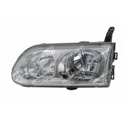 Передняя фара (левая) Хром, DEPO для Mitsubishi SPACE GEAR 1994-1997 - фото